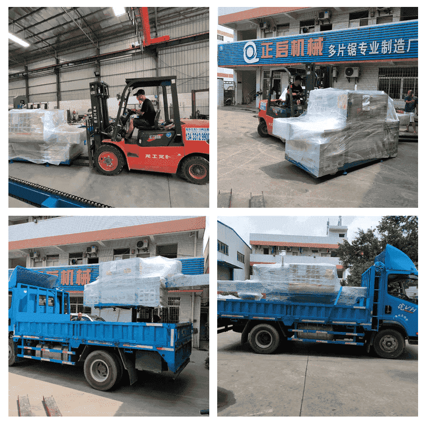 2021年7月10日發往云南普洱市-ZQ250型圓木多片鋸、自動磨鋸