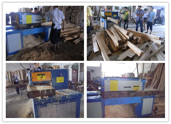 廣東&nbsp;大瀝---無(wú)限寬方木多片鋸工作圖