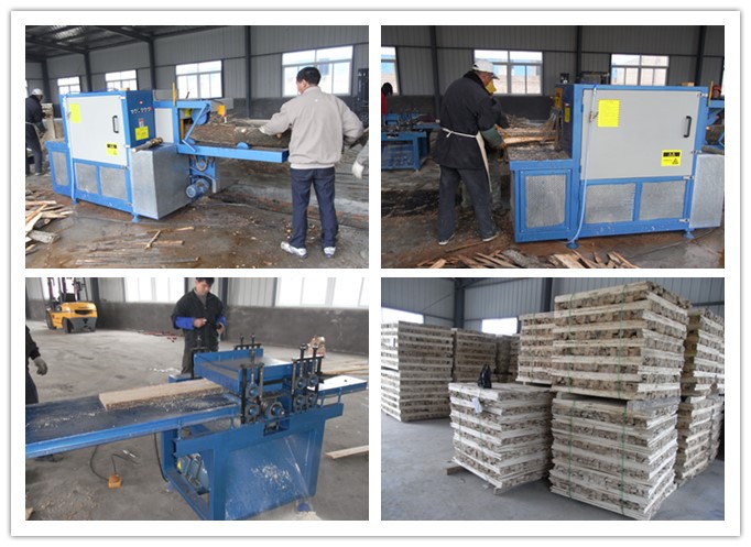 江蘇淮安市楚洲--原木、方木多片鋸、清邊機工作圖