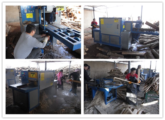 云南曲靖--原木、方木多片鋸、清邊機工作圖