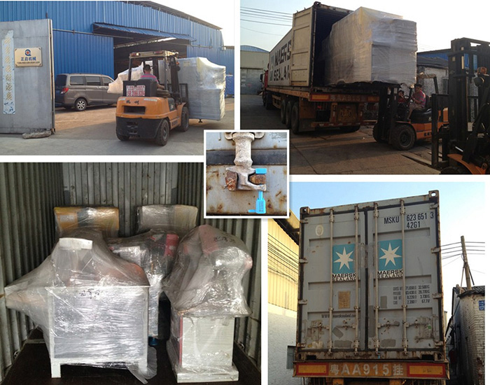 發往中美洲巴拿馬客戶的原木多片鋸生產線專柜