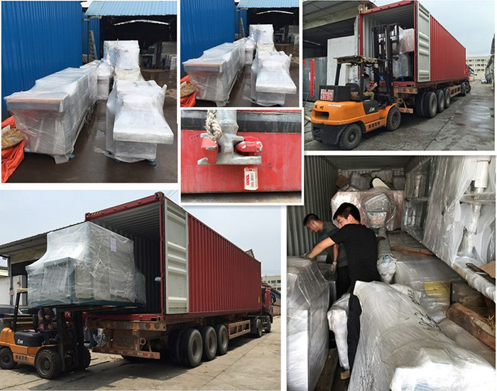 發往斯里蘭卡的--全自動多片鋸橡膠木生產線