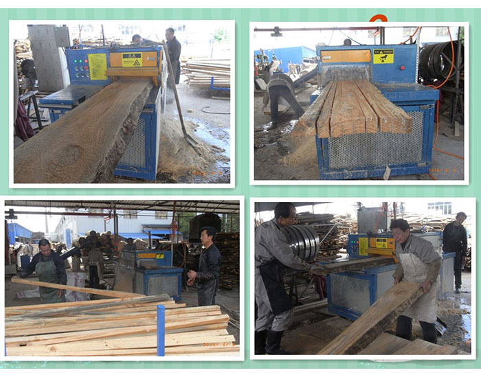 義烏-鋸高70寬300方木多片加工現場