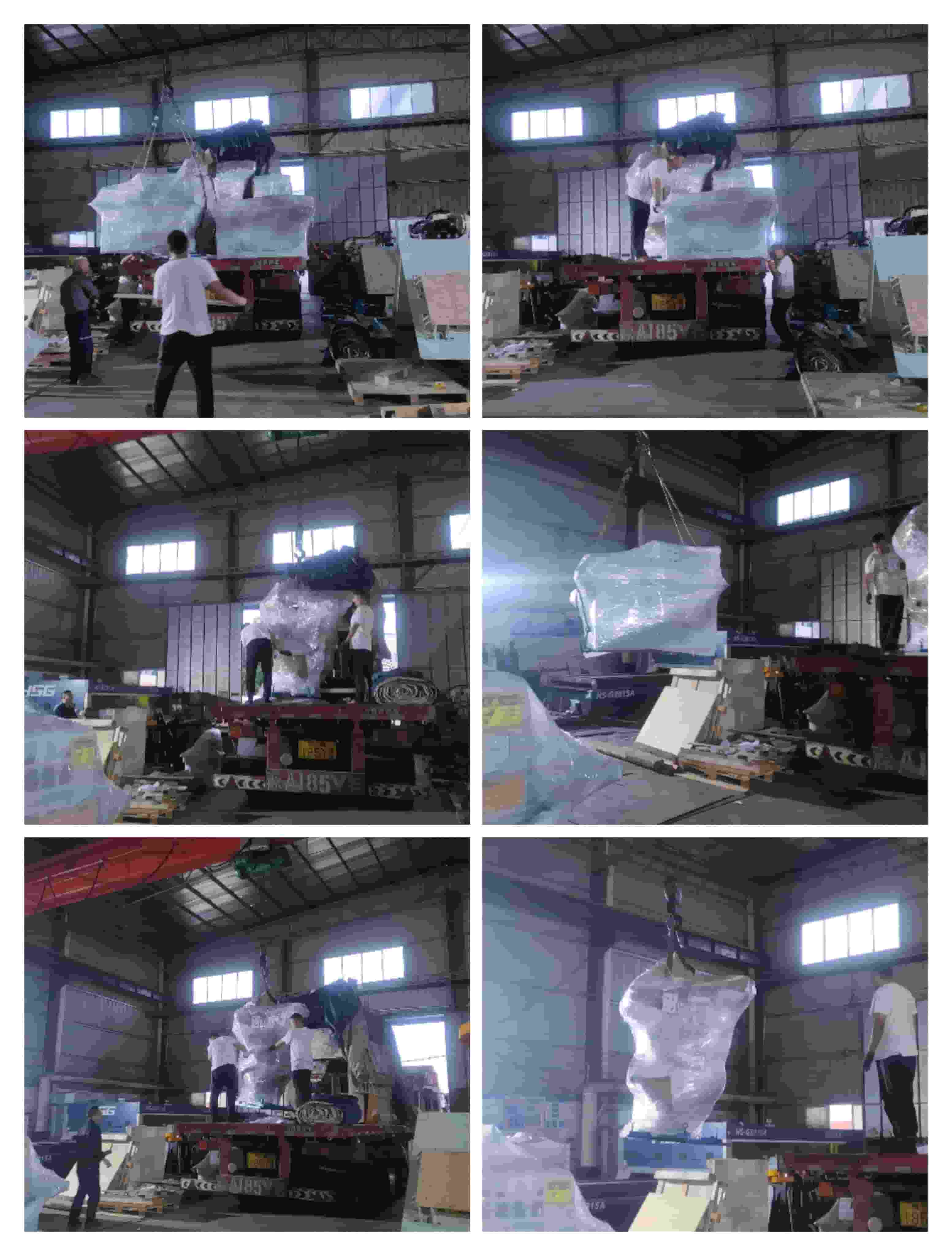 2023年4月2日發河南鄭州-釘托盤機器人1臺、平面工作臺一個